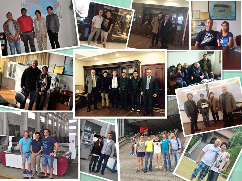 Kunde Foto des Wasserstrahlschneidemaschinenfotos