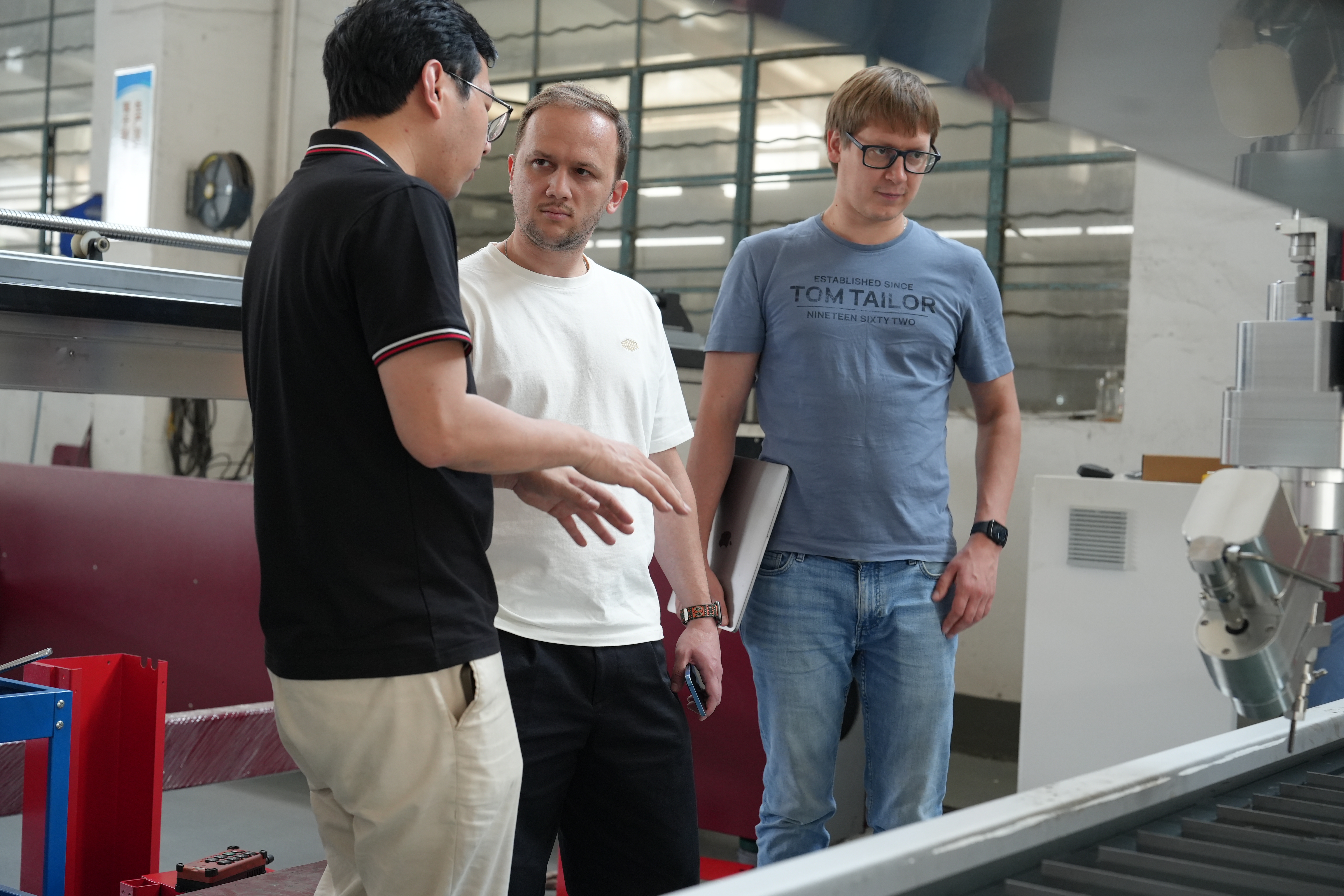 Russische technische Delegation besucht YC WaterJet